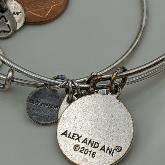 Alex and Ani Rafaleian Silver Set of 3 Bracelets - Picture 13 of 13